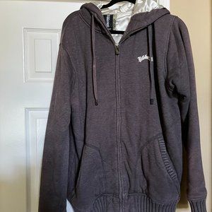 Billabong Gray Quilted Shacket